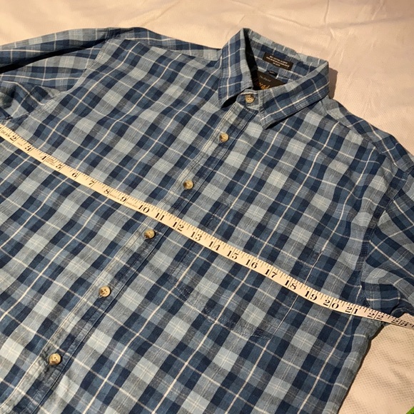 The original cascade blue jeans plaid shirt M - Picture 9 of 16